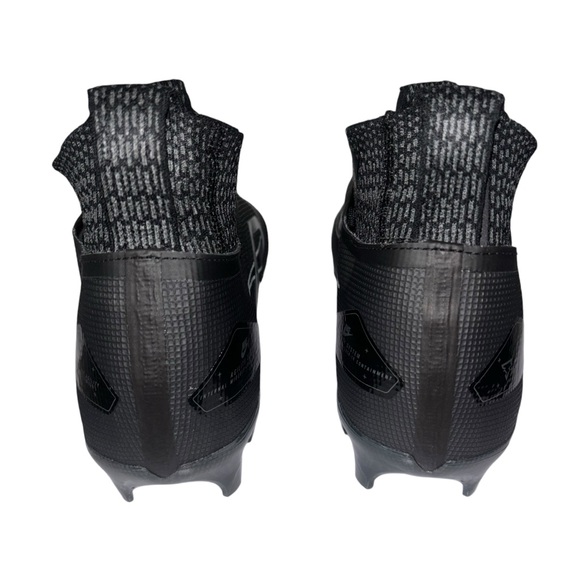 Nike Alpha Manace Elite 3 Black White Iron Gray FOOTBALL Sz 9.5 - Picture 5 of 7